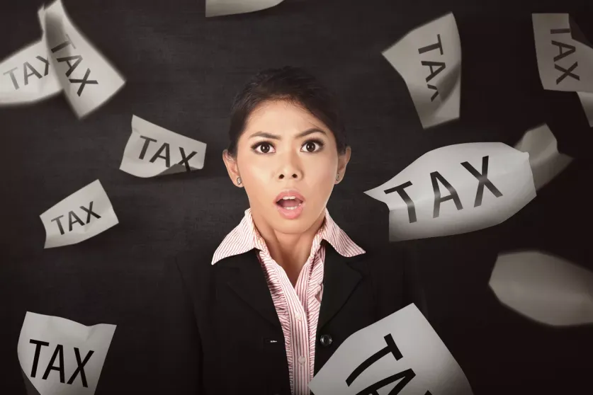 Business woman stressed as IRS launches ERC audit program