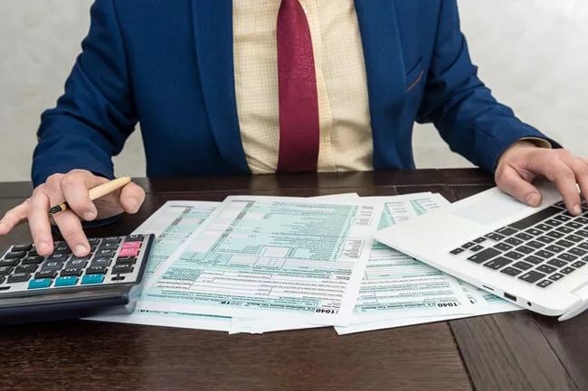 IRS Revenue Officer With Form 9297