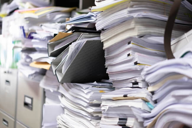 Unfiled tax documents