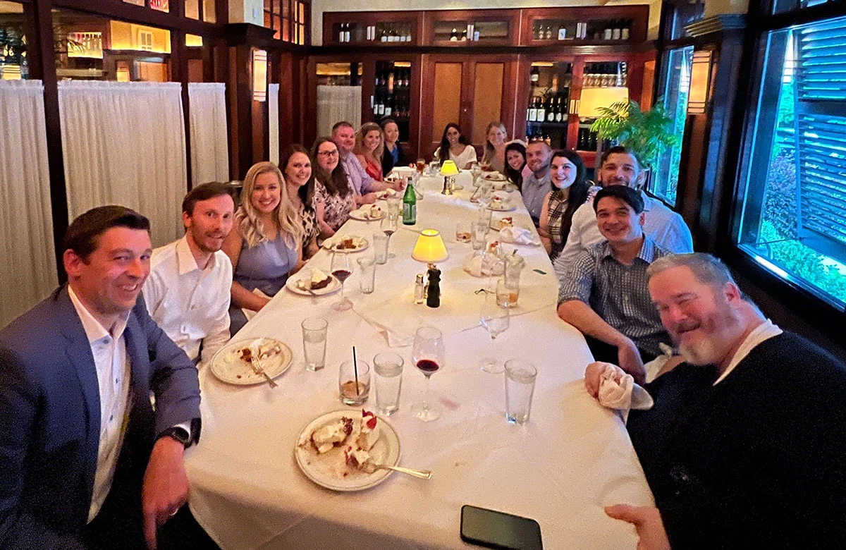 Atlanta Tax Attorneys enjoy a Steak dinner