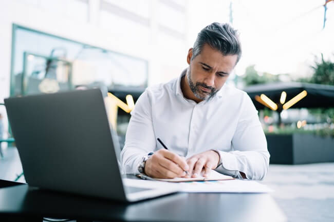 Business owner responds to IRS Letter 5857
