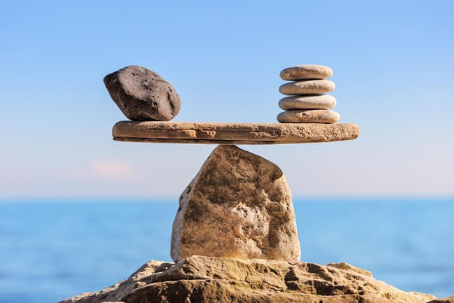 Balanced scales