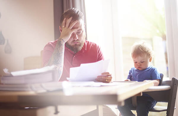 Dad struggles with IRS tax debt